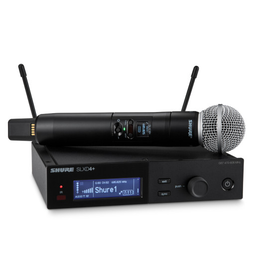 Вокален безжичен микрофон SHURE SLXD24+/SM58-G65 Вокален безжичен микрофон SHURE SLXD24+/SM58-G65