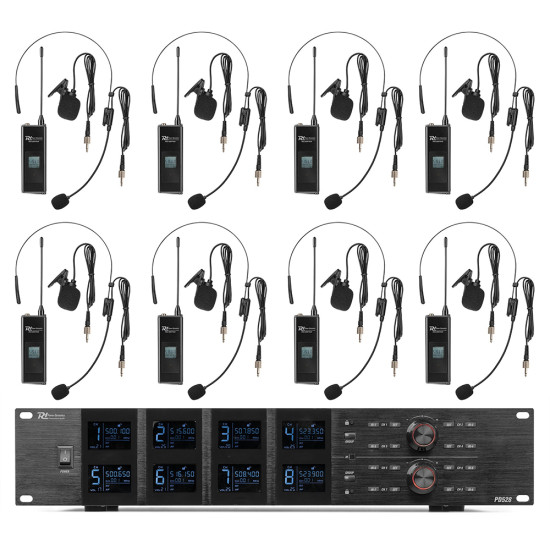 Безжичен хедсет / headset микрофонен комплект PD528B 8 броя
