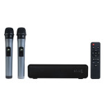 2 безжични микрофона с преносима караоке система саундбар Fonestar SING-BAR 