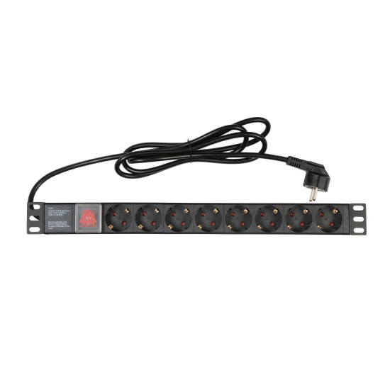 19" Рак Разклонител с 8 Гнезда 1U - Fonestar FRP-8