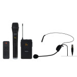 Преносима караоке тонколона Fonestar MALIBU-315 с UHF микрофони вокален и хедсет