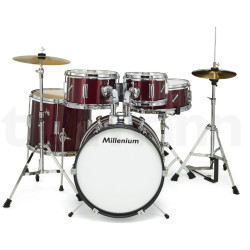 Червени детски барабани Millenium Focus Junior Red