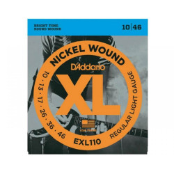 Струни за електрическа китара D'Addario EXL110 .010-.046 Regular light