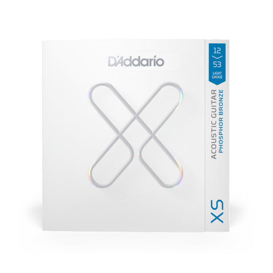 Струни за акустична китара D'Addario Phosphor Bronze XSAPB1253 .012-.053 Light, XS 