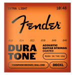 Струни за акустична китара Dura-Tone® 860XL 10-48 Phosphor Bronze by Fender 