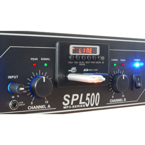 Плеър с усилвател Tronios SPL 500MP3 Плеър с усилвател Tronios SPL 500MP3