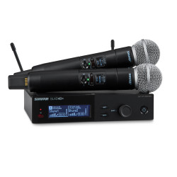 Двойна вокална безжична система с микрофони SM58 SHURE SLXD24D+/SM58-K55 