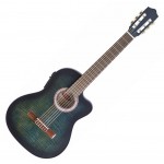 Озвучена класическа китара STAGG - Модел C546TCE-BLS