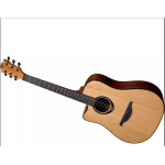 Електро-акустична китара за лява ръка LAG TL80DCE - CTW 