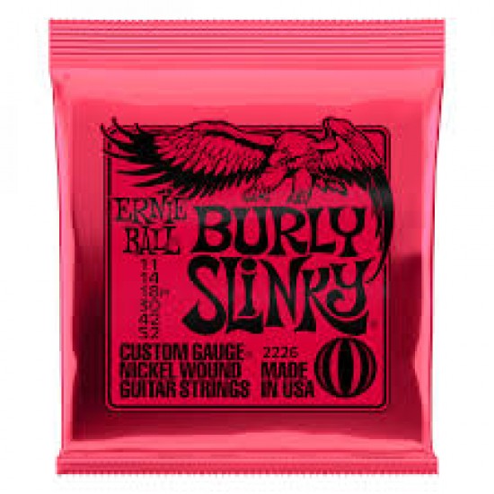 Струни за Електрическа Китара 11-52 Burly Slinky Nickel Wound Ernie Ball 2226 Струни за Електрическа Китара 11-52 Burly Slinky Nickel Wound Ernie Ball 2226
