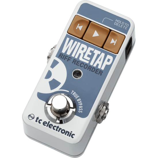 Ефект за китара Wiretap Riff Recorder pedal with 8 hours of recording time