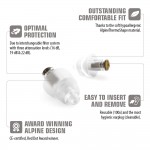 Предпазни Тапи за Уши Alpine Music Safe PRO White