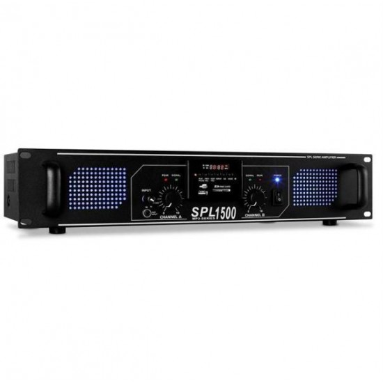 Tronios SPL 1500 Amplifier 2x 750W on 4 Ohm - усилвател с различни входове за TV CD MP3 TRONIOS B.V 