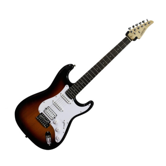 Електрическа китара Arrow ST 211 Amburst Rosewood/White by Arrow Guitars Електрическа китара Arrow ST 211 Amburst Rosewood/White by Arrow Guitars