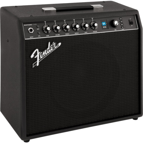 Усилвател за електрическа китара с ефекти / китарно кубе / комбо 50W Fender Mustang® LTX50 дигитален