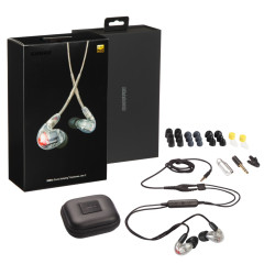 Професионални шумоизолиращи слушалки SHURE SE846 Gen 2 прозрачни