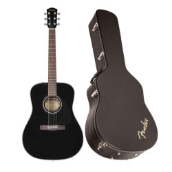 Акустична китара Fender CD-60 Dreadnought V3 with Case BK + калъф 