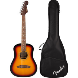 Акустична китара 3/4 Мини Fender California Standard Redondo™ Mini + калъф