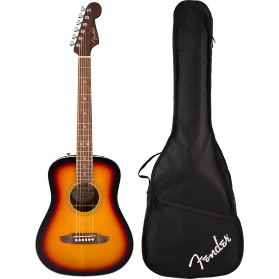 Акустична китара 3/4 Мини Fender California Standard Redondo™ Mini + калъф