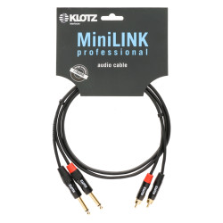 Аудио кабел жакове-чинчове Klotz MiniLink Pro KT-CJ090 90см