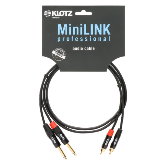 Аудио кабел жакове-чинчове Klotz MiniLink Pro KT-CJ090 90см