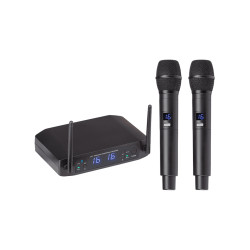 Двоен безжичен микрофон SOUNDSATION WF-U216HH-A2
