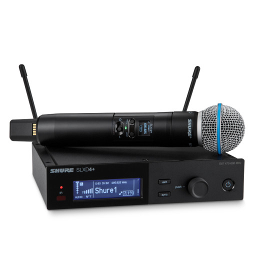 Вокален безжичен микрофон Beta 58A SHURE SLXD24+/B58-G65 