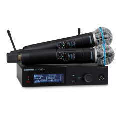 Двойна вокална безжична система с микрофони Beta 58A SHURE SLXD24D+/B58-G65 