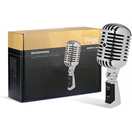 Вокален динамичен микрофон винтидж SDMP-40 CR Dynamisch Vintage