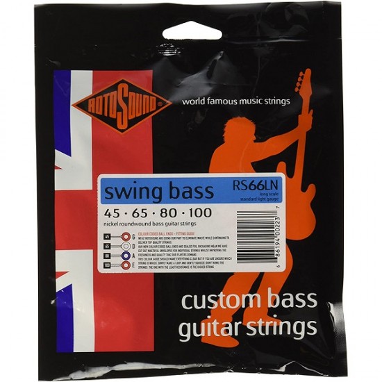 Струни за бас китара ROTO-RS66LN Swing Bass Pure nickel by Rotosound
