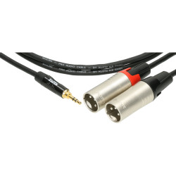 Аудио кабел мини жак-два м. канона Klotz KY9-180 PRO 1.8 метра