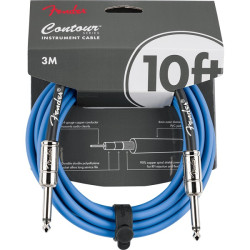Инструментален кабел жак-жак Fender Contour™ Series blue 3 метра
