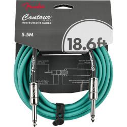 Инструментален кабел жак-жак Fender Contour™ Series green 5.5 метра