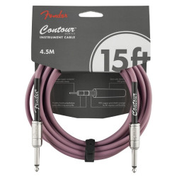 Инструментален кабел жак-жак Fender Contour™ Series pink 4.5 метра