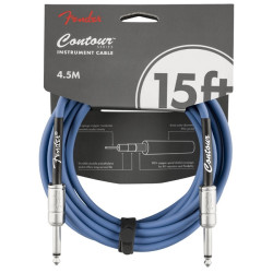 Инструментален кабел жак-жак Fender Contour™ Series blue 4.5 метра