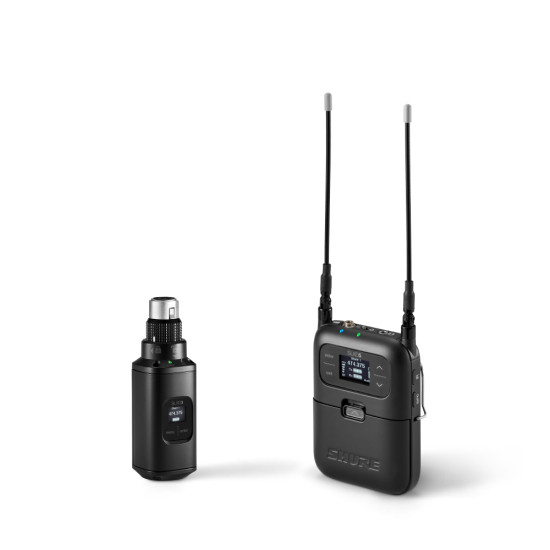 Преносима безжична система с Plug-On предавател канон SHURE SLXD35-H56 Преносима безжична система с Plug-On предавател канон SHURE SLXD35-H56