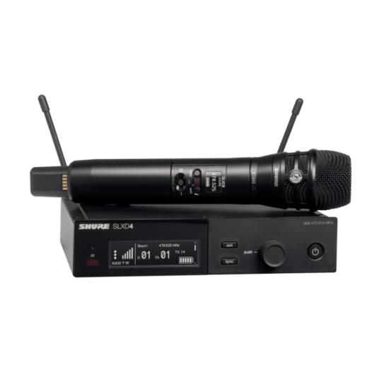 Безжичен микрофон вокален дигитален SLXD24E/KSM8B с KSM8B