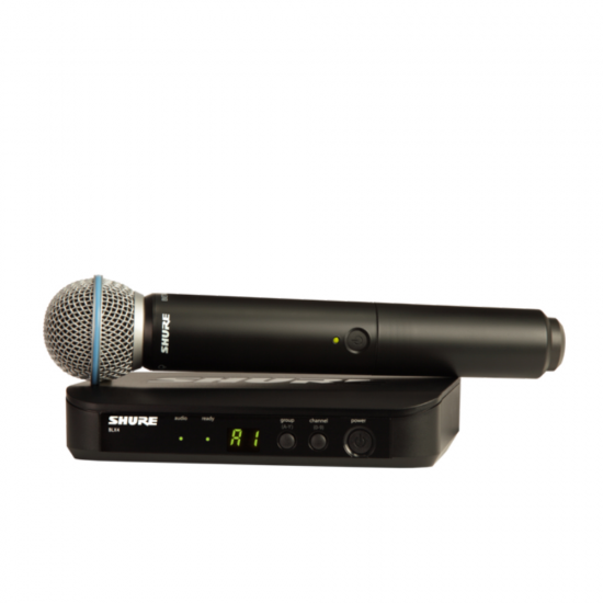 Безжичен микрофон вокален дигитален SHURE BLX24E/B58