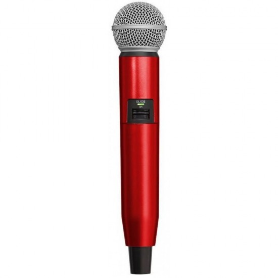 Корпус за безжичен микрофон SHURE GLXD SM58/B58 - червен