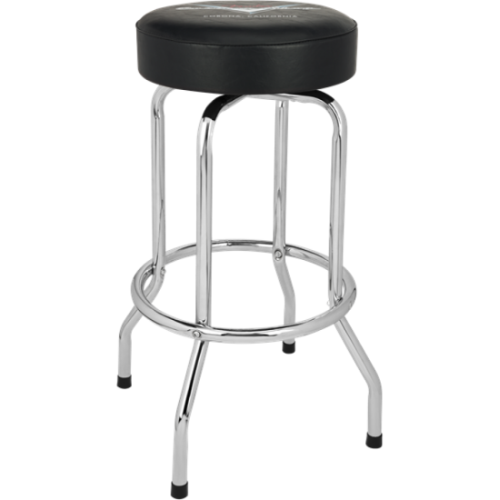 Висок стол с лого FENDER CUSTOM SHOP висок 76 см 30" тип"бар" черен