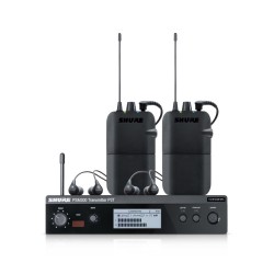 Двойна дигитална мониторинг система със слушалки SHURE PSM300 P3TR112TW - S8 