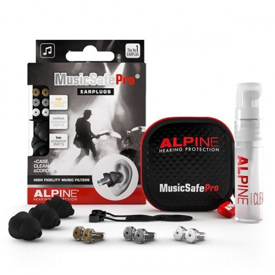 Тапи за уши Alpine MusicSafe Pro, Black шумоизолиращи