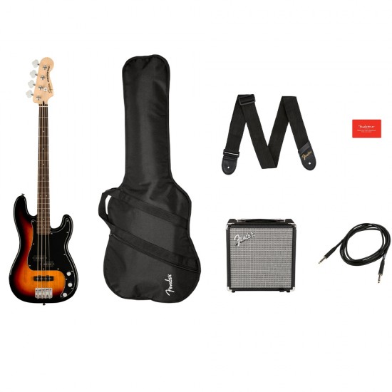 Бас китара комплект Fender Squier Affinity Precision Bass Pack LRL 3TS