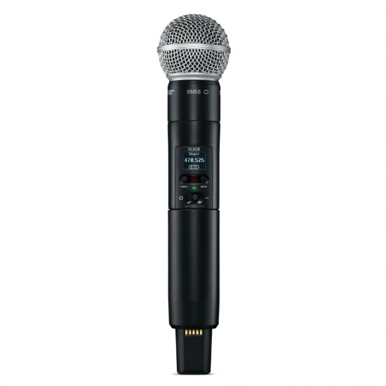 Безжичен микрофон предавател с капсула SM58 за SLXD системи SHURE SLXD2/SM58-L56 