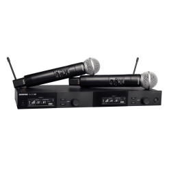 Двоен вокален микрофон безжична система с 2 микрофона SM58 SHURE SLXD24DE/SM58-G60 
