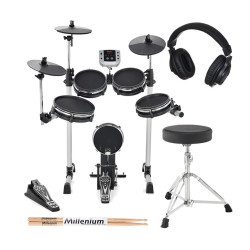 Електронни барабани Millenium MPS-150X Set Bundle + стол, педал, слушалки и палки
