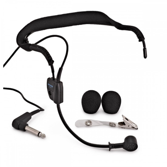 Динамичен кабелен микрофон хедсет / headset SHURE WH20QTR