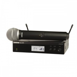 Вокален безжичен микрофон SHURE BLX24RE/PG58 
