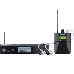 Дигитална in ear мониторна система със слушалки SHURE PSM300SE215CL