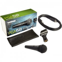 Динамичен кабелен микрофон SHURE PGA58-QTR-E